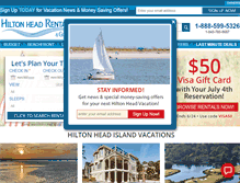 Tablet Screenshot of hiltonheadvacation.com